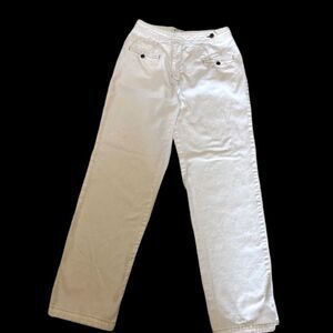 Vintage Benard White Mom High rise Jeans Size 8